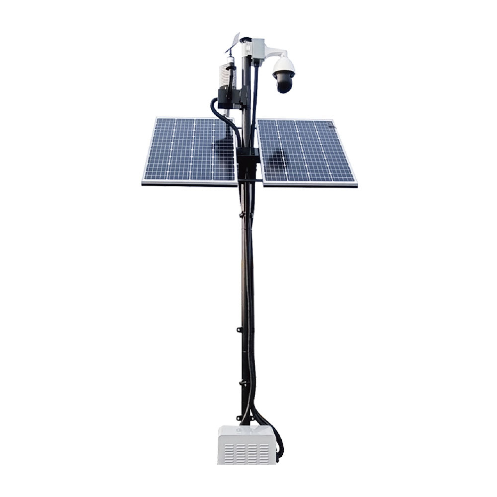 Solar-powered intelligent agricultural environment monitoring system