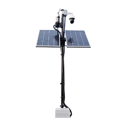 Solar-powered intelligent agricultural environment monitoring system