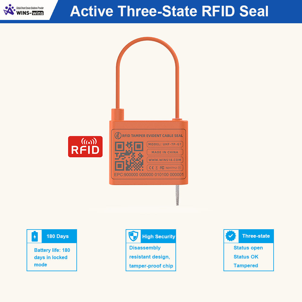 Three-state UHF RFID Tamper Evident Seal