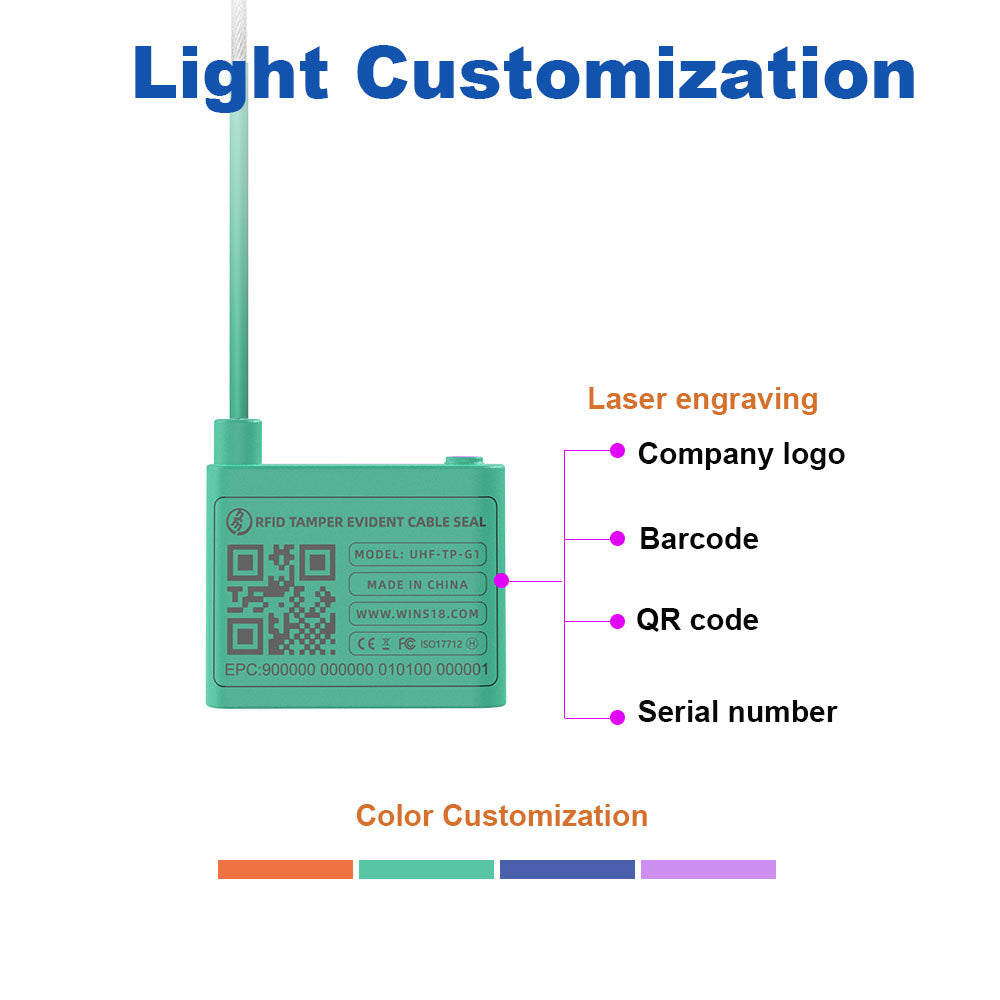 Three-state UHF RFID Tamper Evident Seal