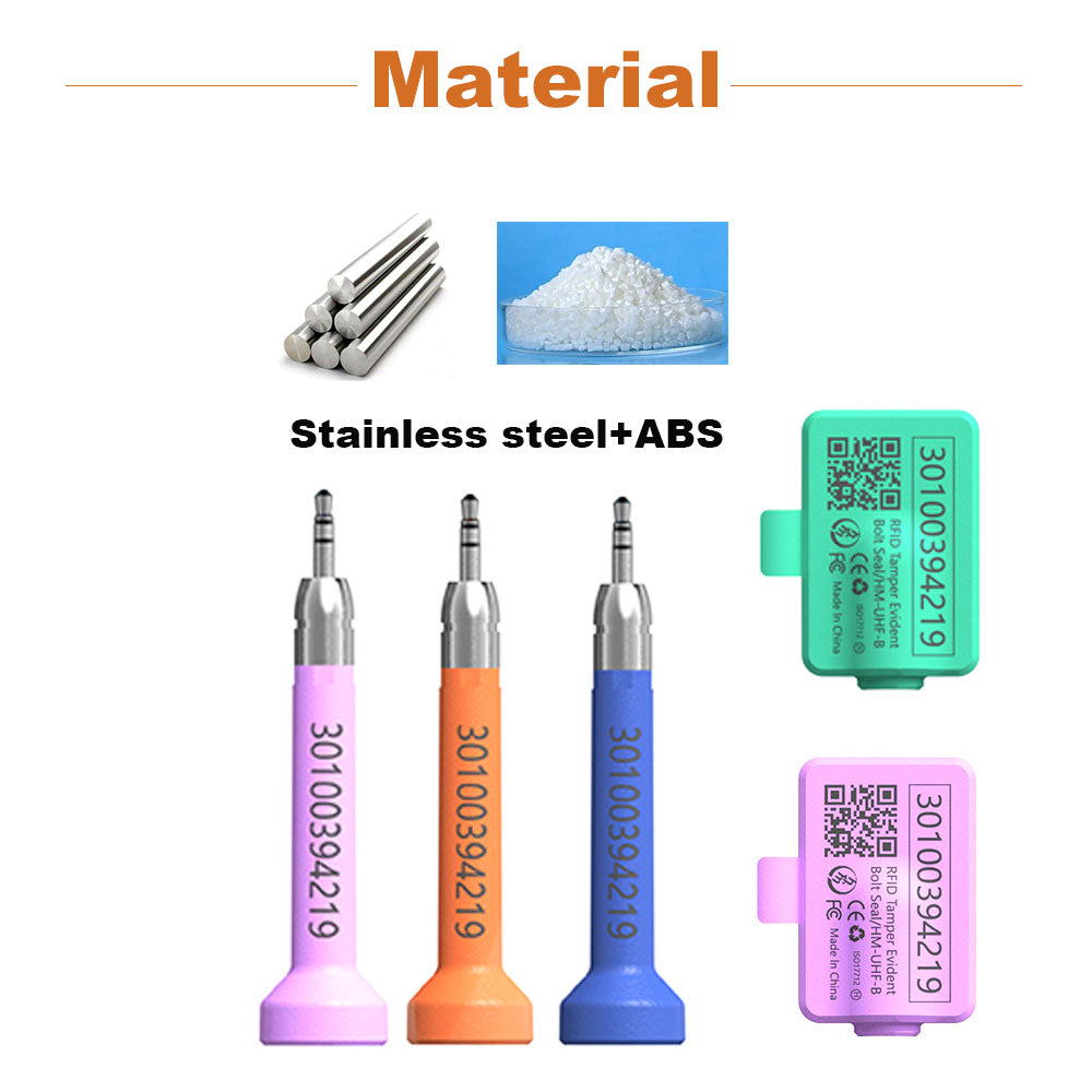 Electronic UHF RFID Tamper Evident Bolt Lead Seal